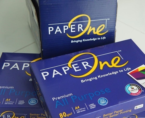 White Original Copy Paper One A4 Copypaper One 80 Gsm 70 Gram Paper