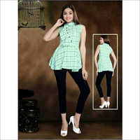 Ladies Green Rayon Top Size: All Size