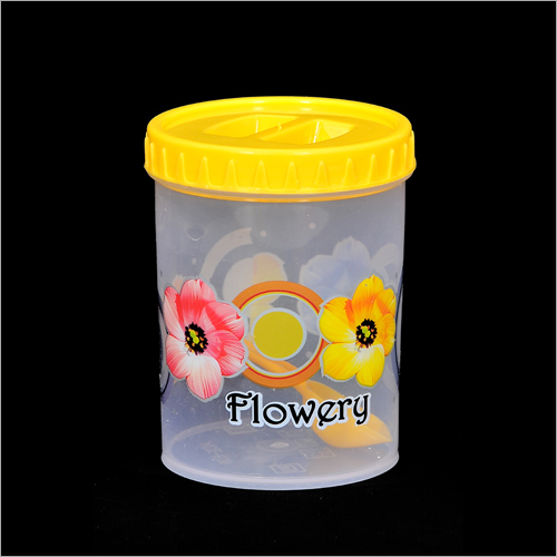 Printed Food Container - HDPE & PVC, Round Shape, Transparent Color | Durable, Lightweight, Customizable Size & Design for Food Storage
