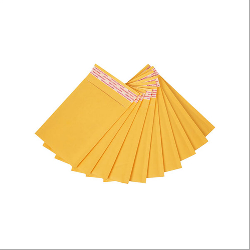 Envelope Bags - Hard Material, Different Sizes Available, Yellow Color | Food Safety Grade Compliance, Durable for Document & Letter Posting