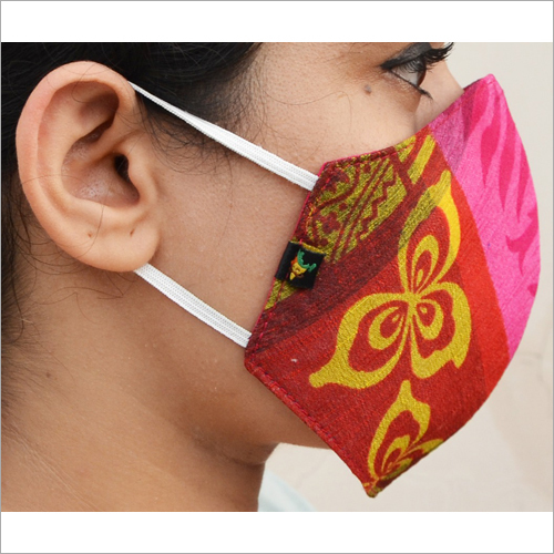 कॉटन प्रिंटेड मास्क लिंग: महिला