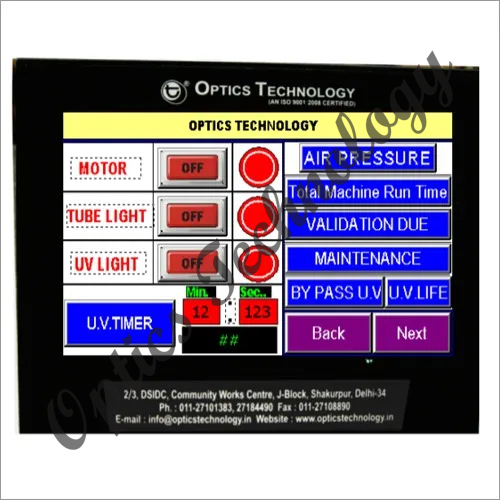 Microprocessor Based Touch Screen Display System