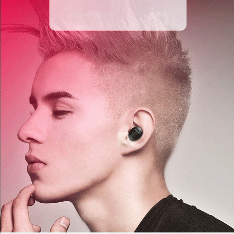 Black Tws Wireless Bluetooth Earphone Xg12