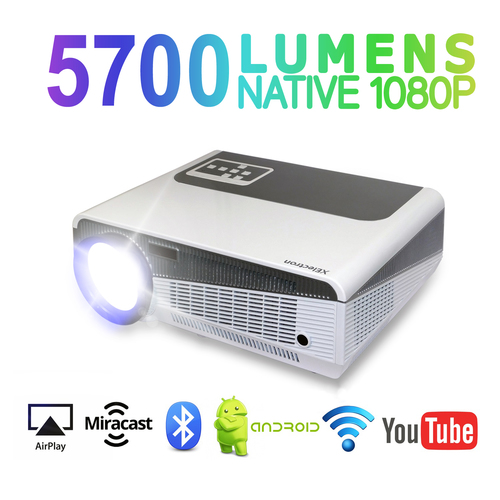 Sm86+w Android Smart Wi-fi Hd Led Projector Brightness: 5700 Lumens Lumens