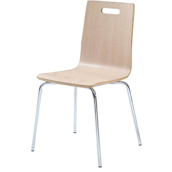 Cafeteria Chairs - 350x350x850 Mm | Durable, Easy To Clean, Eco-friendly, Modish Design, Vibrant Colors
