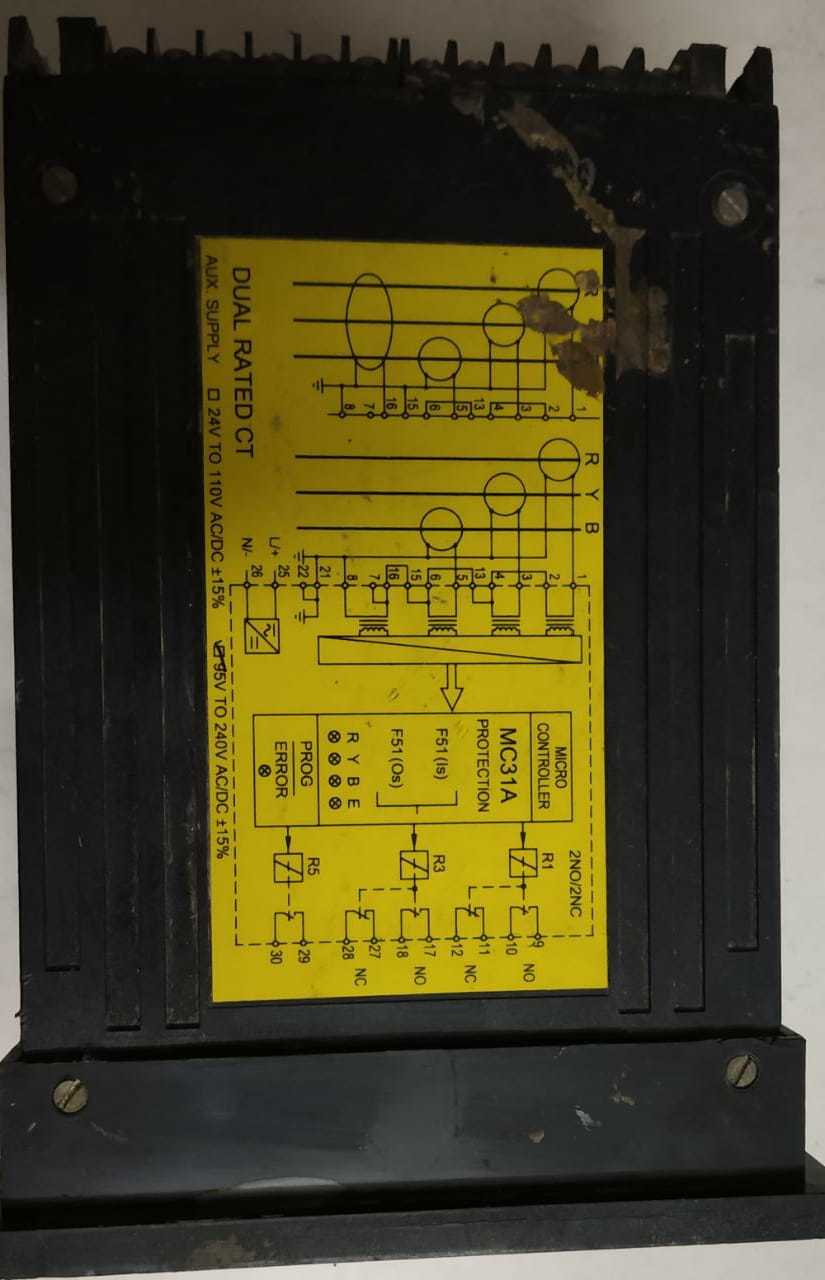 L&t Over Current & Earth Fault Relay 03118738