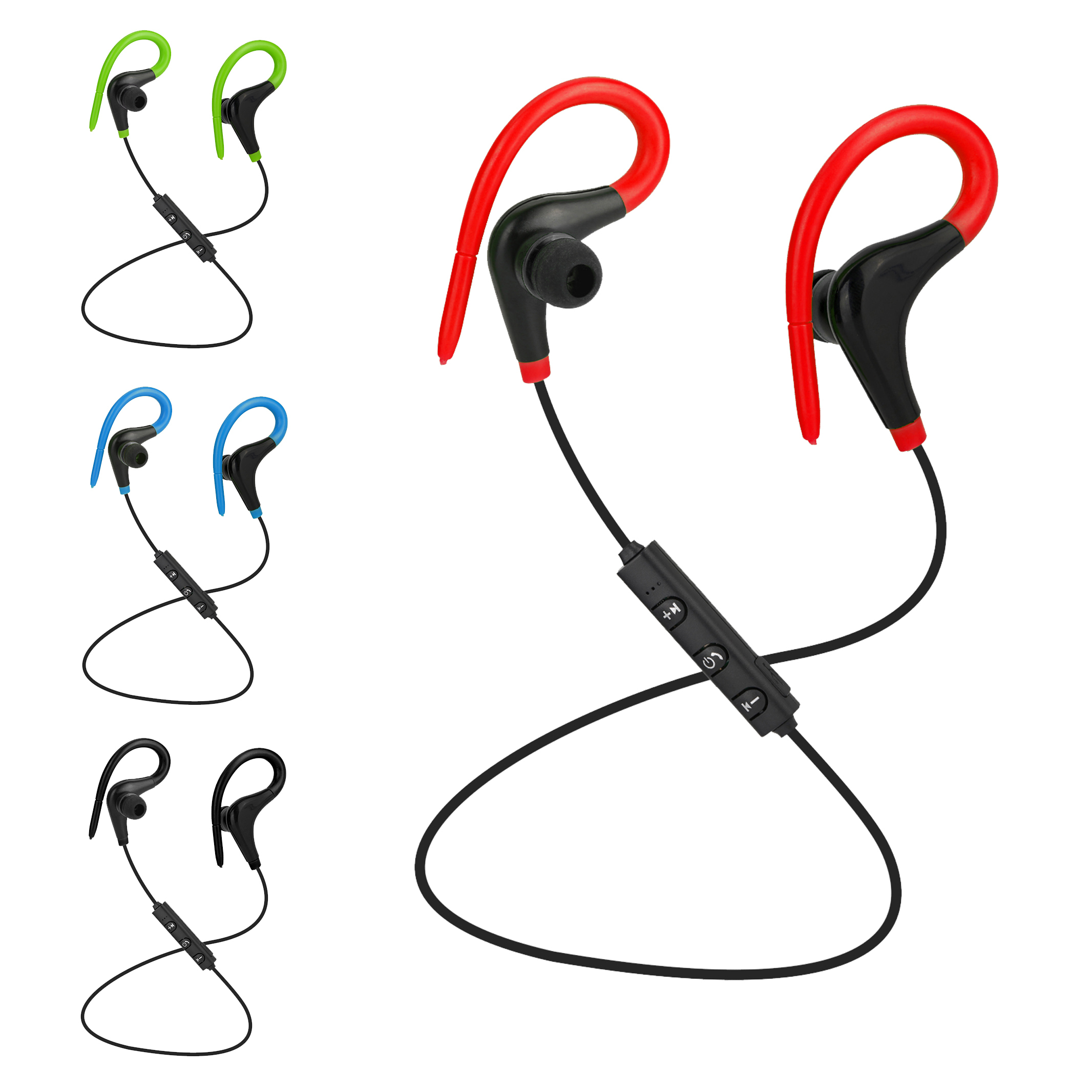 Green Wireless Bluetooth Hands-free Earphone Headset Ax-01