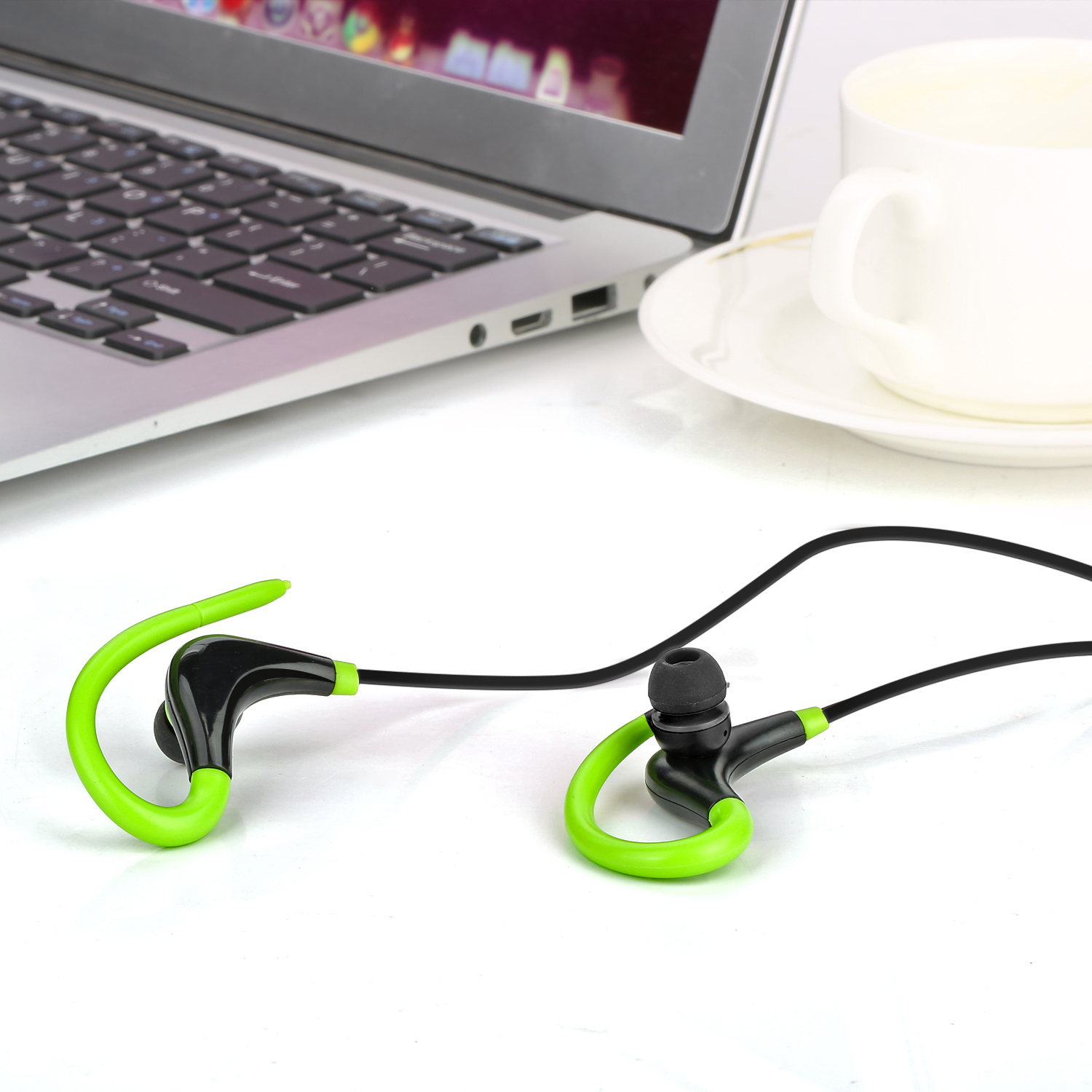 Green Wireless Bluetooth Hands-free Earphone Headset Ax-01