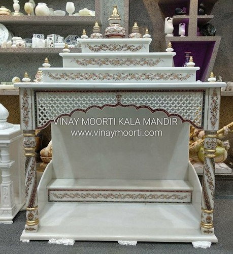 Polishing White Marble Temple