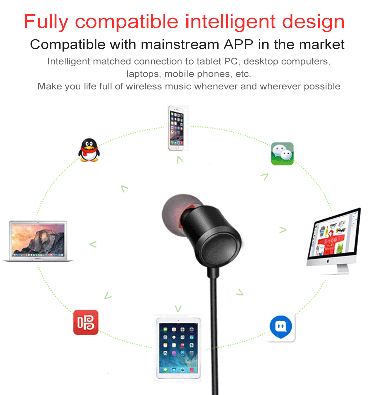 Bluetooth Audio Receiver - 10x8x6cm Red/black/grey With Noise Reduction Dual Microphone Echo Cancellation Long Battery Life