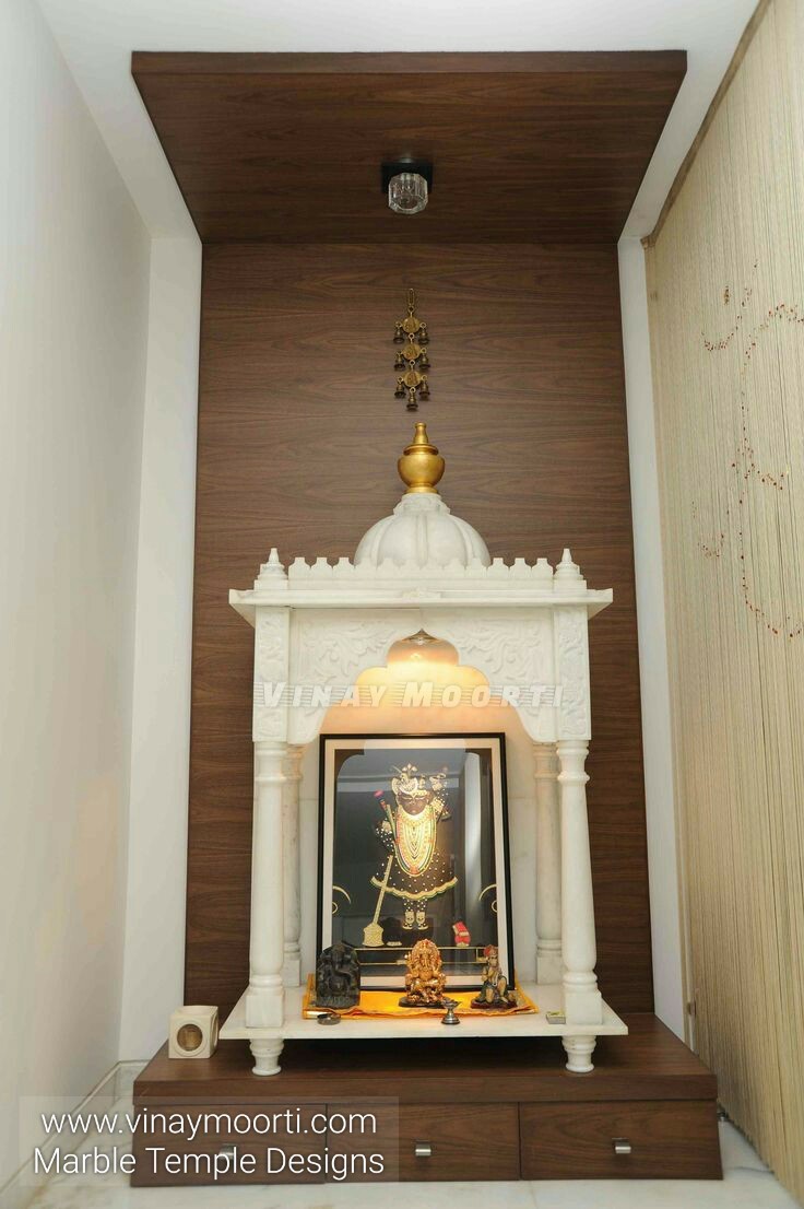 Carving Multicolor Marble Temple