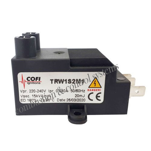 Cofi Trw Ignition Transformer - 220-240v Input, 15kv Output | Capacitive Discharge Technology, 50/60hz Frequency, Multiple Models Available, Industrial Use