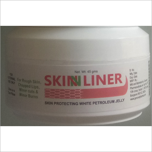 White Petroleum Jelly - 45gm Gel, 100% Natural & Safe, Gentle On Skin, Perfect For All Skin Types, Ideal For Moisturizing