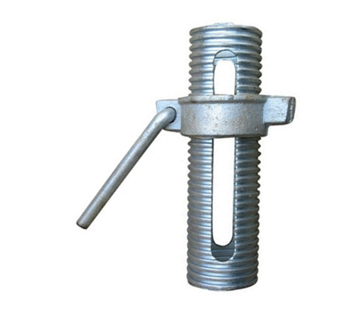 Prop Sleeve With Prop Nut - 60.3 Mm Diameter, 200-300 Mm Thread Length, 205-300 Mm Sleeve Size, Electric Galvanized, 2-4 Mm Thickness