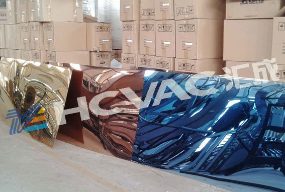 Silver Hcvac Stainless Steel Sheet Pvd Coating System Titanium Nitride Coating Machine