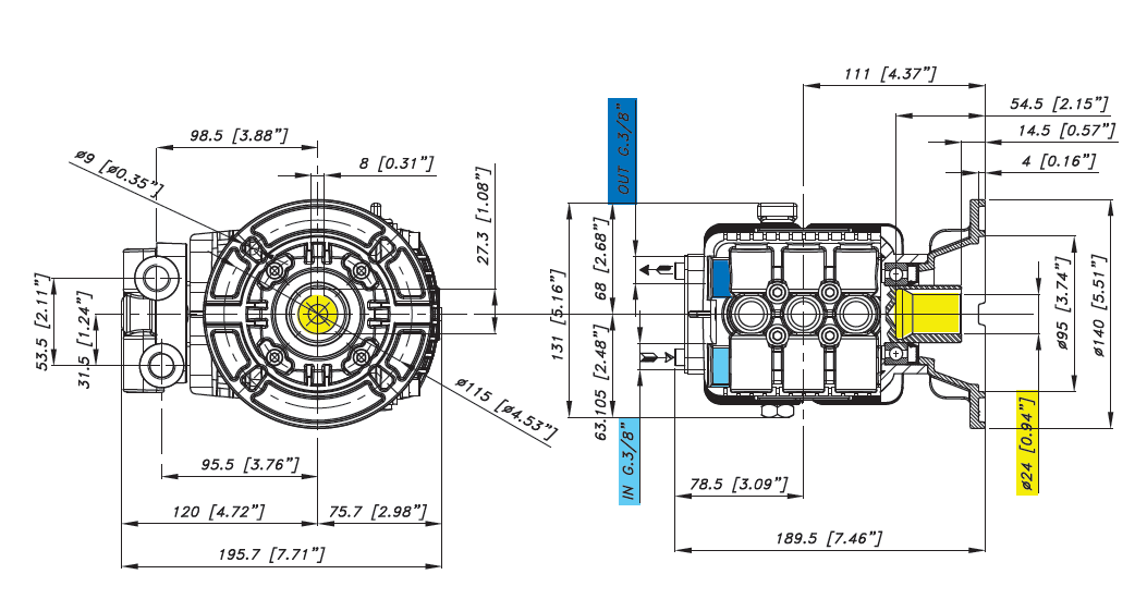 Metal Misting Pump Wjc Series