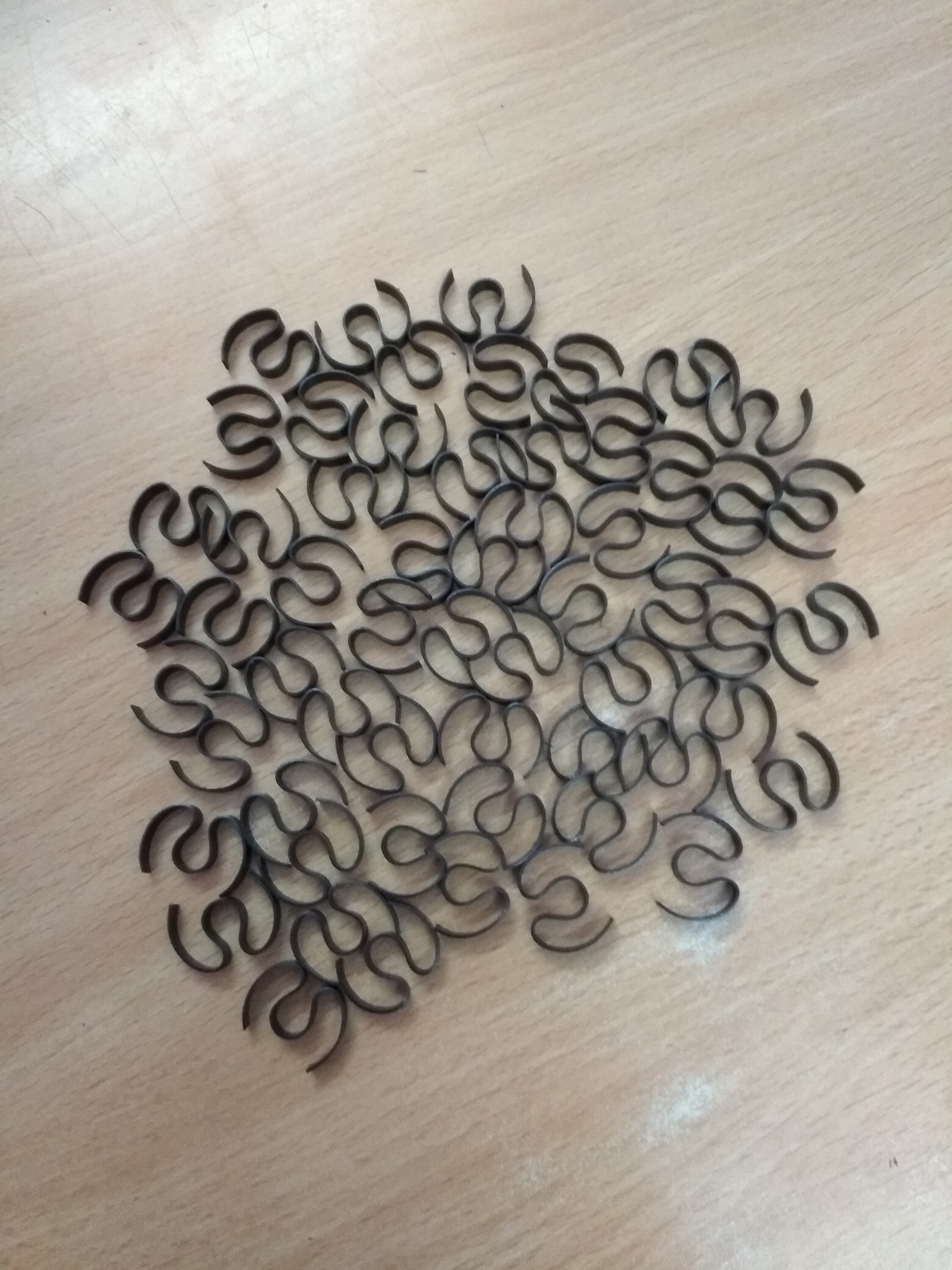 Earth Clamp - 0.6mm Thickness X 26mm Outer Diameter | Steel, Black Finish For Textile Machinery Use