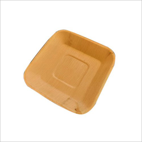 स्क्वायर एरेका लीफ प्लेट