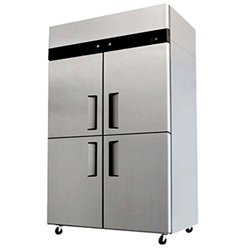 Four Door Upright Freezer - Stainless Steel, Electric Power Source | Ideal for Hotel Use
