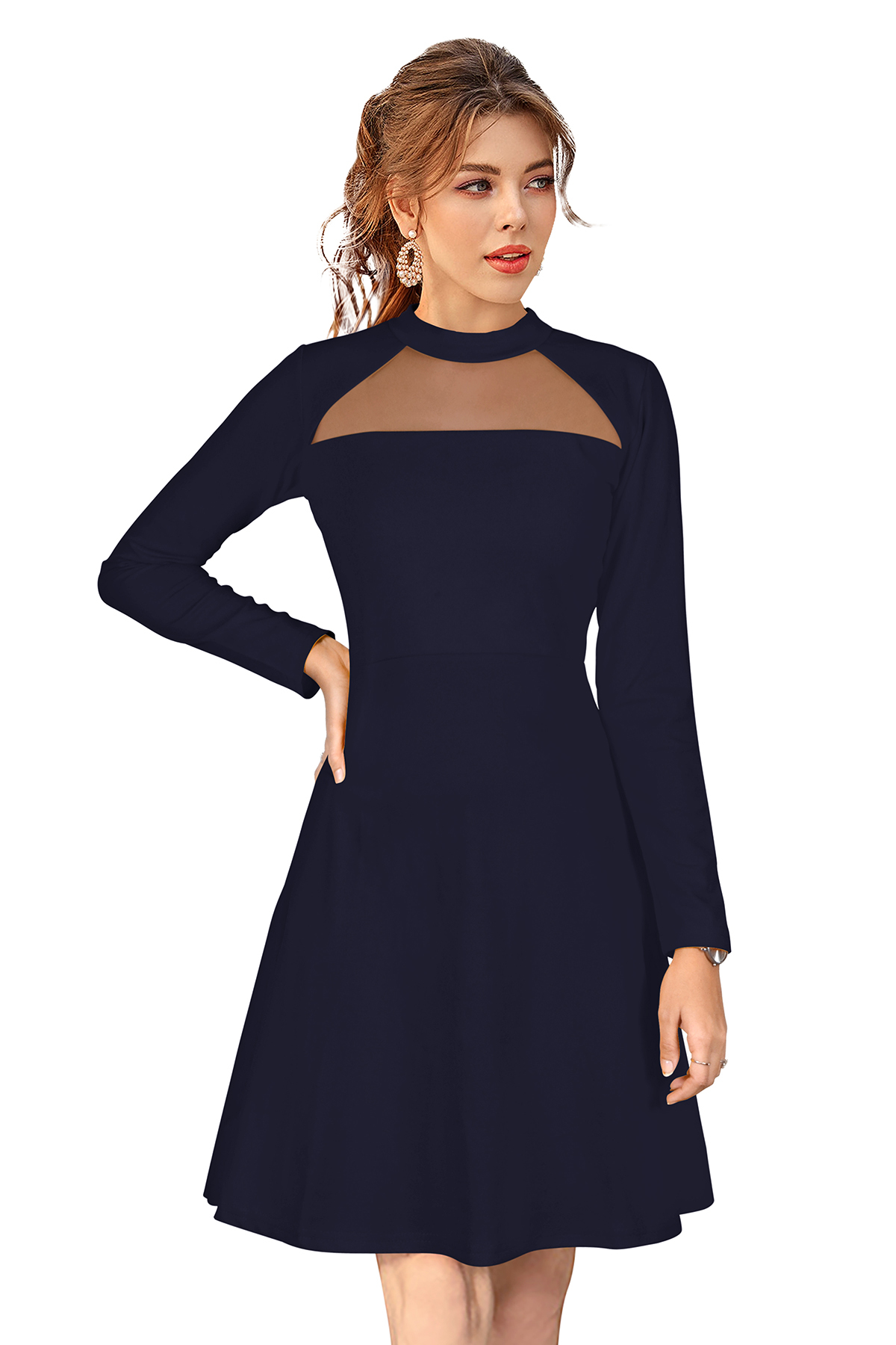 princess polly baby blue dress Black Western Dress