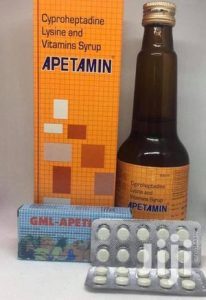 Apetamin Syrup Packaging: Box