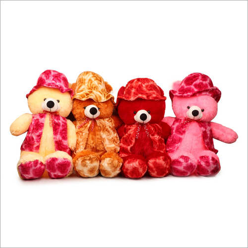 Teddy Bear Soft Toy - Poly Fiber Stuffed, Different Sizes Available, Various Color Options | Ideal for Decoration, Household Use, and Gifting