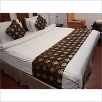 प्रिंटेड कॉटन बेड रनर