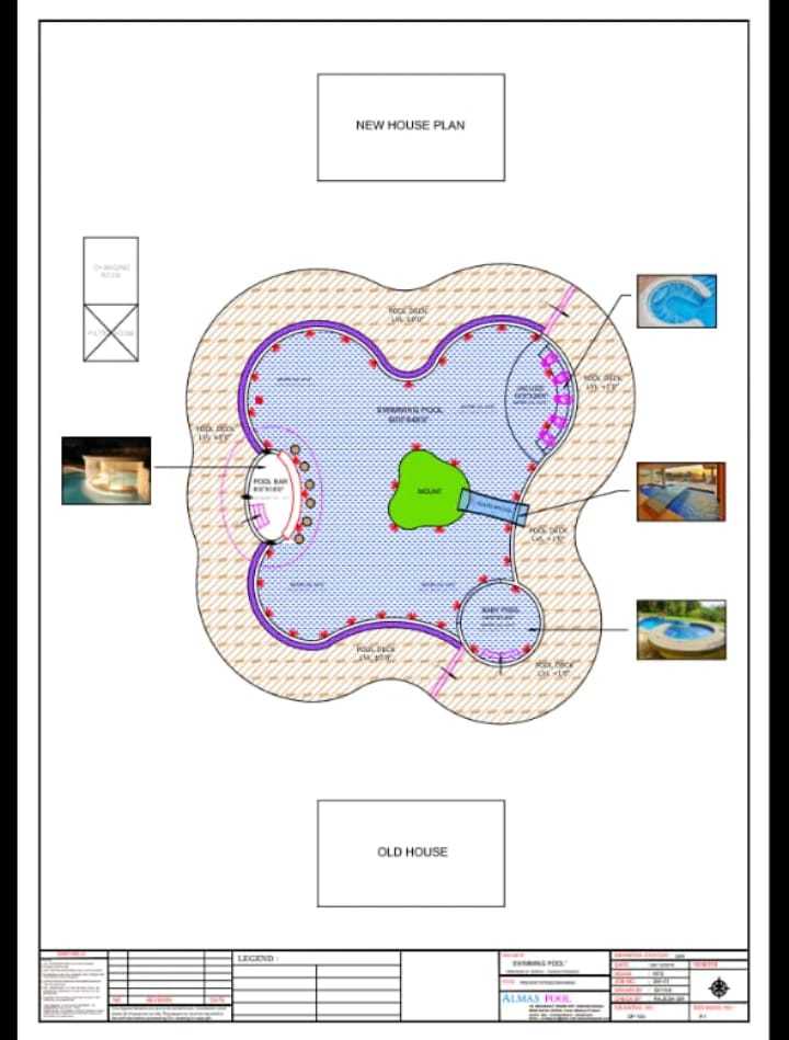 Drawing Design - All Shapes & Sizes | Versatile Application For Pool Use, Suitable For Commercial And Personal Spaces