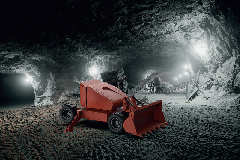 Remotely Operated Varaha Ore Loading/dozing Vehicle For Mines - Material: Mild Steel