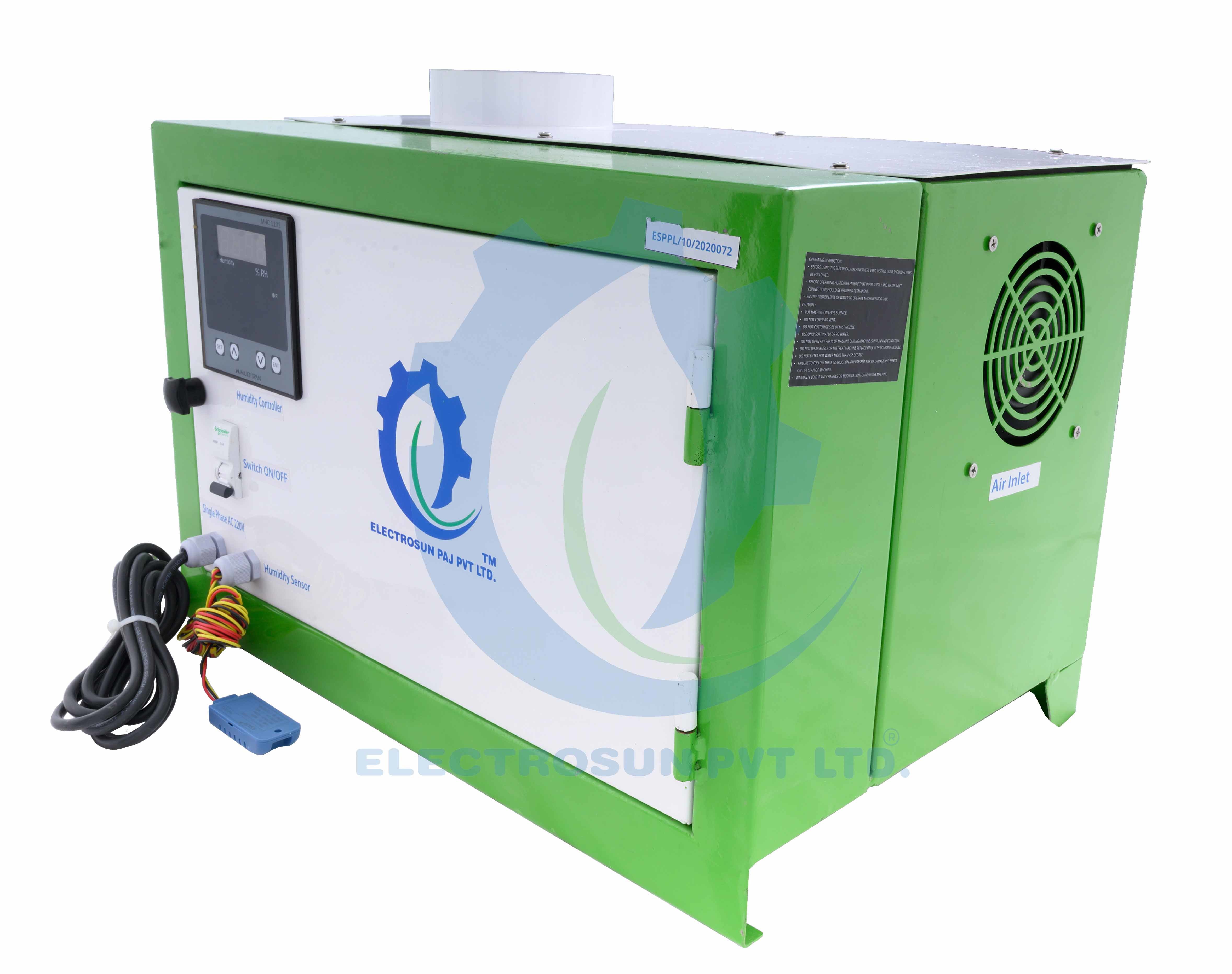 Cold Storage Humidifier - Capacity: 10 Kg/hr