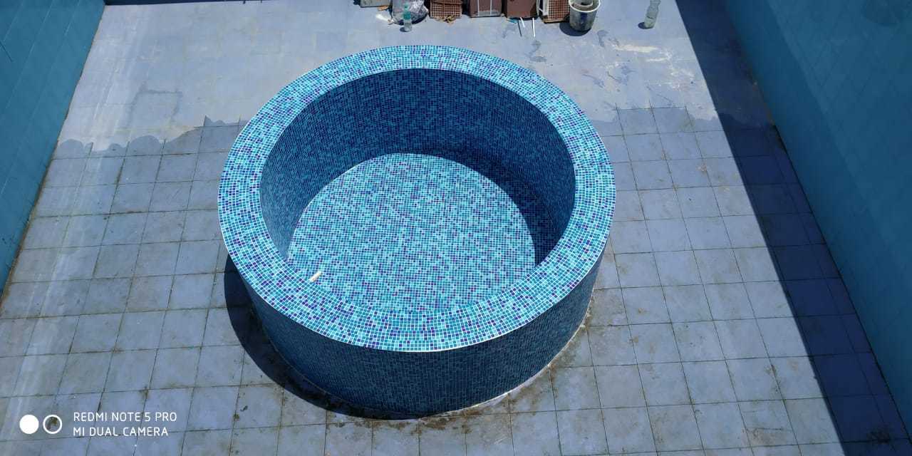 Glass Mosaic Tiles Application: Pool