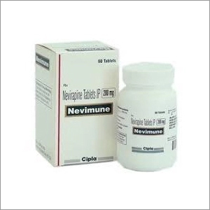 Nevirapine Tablets - 200 mg Dosage, 30 Tablets per Bottle | Anti-Viral Medication for Clinical and Hospital Use