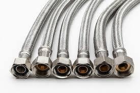 Ss Corrugated Hose - Stainless Steel, 1/2 To 6 Inch Diameter | Customized Length, 150 Psi Pressure Rating, -20 To 400 Degrees F Temperature Rating, Polished Finish, Flanges And Threaded End Connections
