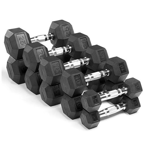 As Required Rubber Dumbbell
