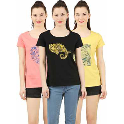 Ladies Printed Top - Cotton Blend, Various Colors | Versatile Style For Casual And Office Wear In Multiple Patterns For All Seasons