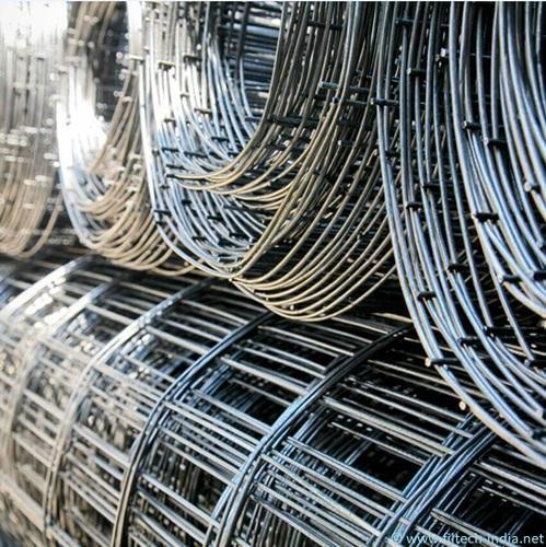 Welded Wire Mesh - Galvanized Steel | Silver Color, 20g-14g Wire Gauge, Standard Is 4948:2002