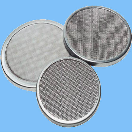 Wire Mesh Filter Discs - Stainless Steel, Customizable Diameter and Variable Thickness | Round Shape with Rolled Edge for Effective Water Filtration