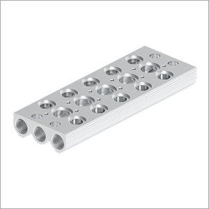 Manifold Block - Color: Silver