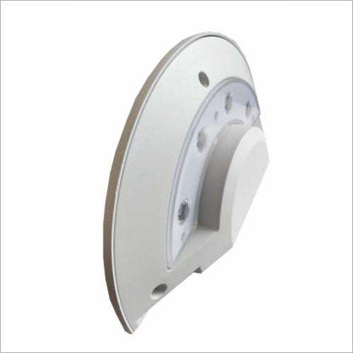 12W Outdoor Wall Light - Aluminum 150mm Dia, Silver | Weatherproof, Energy Efficient, IP65 Rated