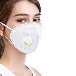 Kn95 Air Respirator Face Mask - Sponge Fabric Standard Size Unisex | Lightweight Tear Resistant Breathable Exhalation Valve Design