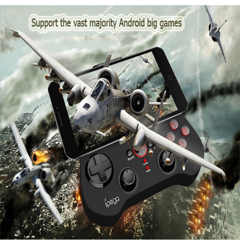 Wireless Gamepad - Plastic And Metal, 12.30x7.00x2.30 Cm | Bluetooth 3.0 Wireless Transmission, 20 Hours Playtime, Telescopic Phone Stand, Compatible With Android And Ios