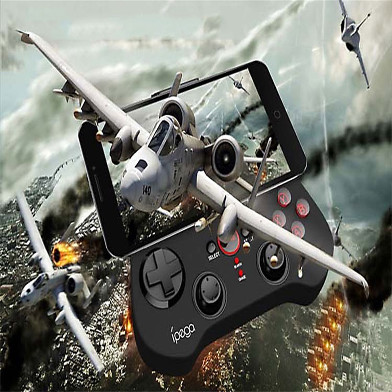 Wireless Gamepad - Plastic And Metal, 12.30x7.00x2.30 Cm | Bluetooth 3.0 Wireless Transmission, 20 Hours Playtime, Telescopic Phone Stand, Compatible With Android And Ios