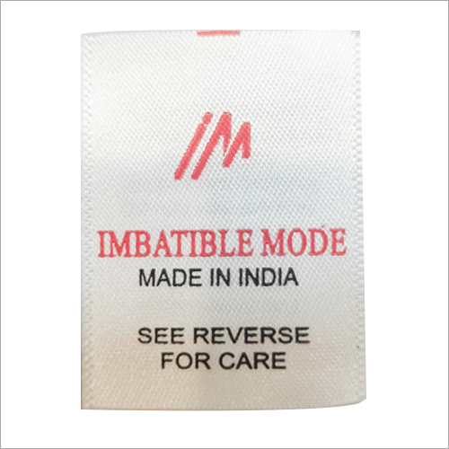 Customized Printed Label - Woven, 50mm , Multi Color, Rectangle Shape, Designed for Garment and Textile Industries