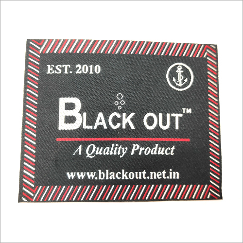 Square Shaped Woven Label - Multicolor Design, Different Thickness Available | Ideal for Shirt and Textile Industries