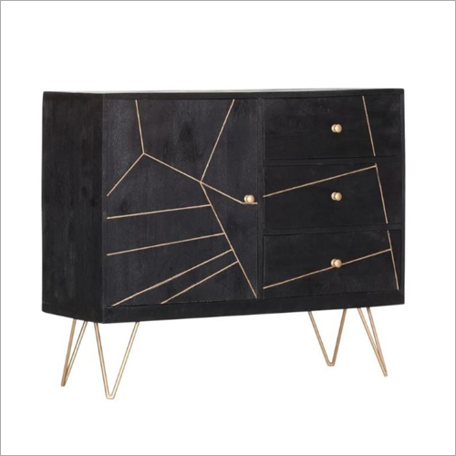 Noah Wooden 1 Door 3 Drawer Sideboard