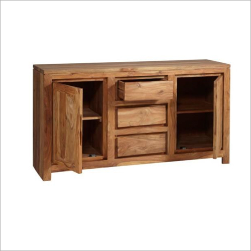 Sheesham Wood 2 Drawer 3 Drawer Sideboard