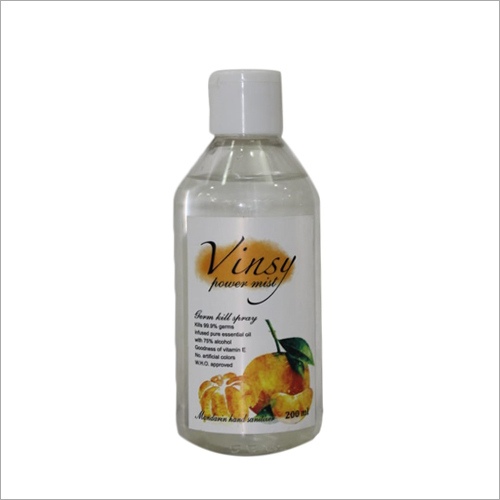 200 ML Mandarin Hand Flip Top Sanitizer