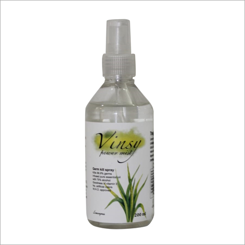 200 Ml Lemongrass Hand Spray Sanitizer