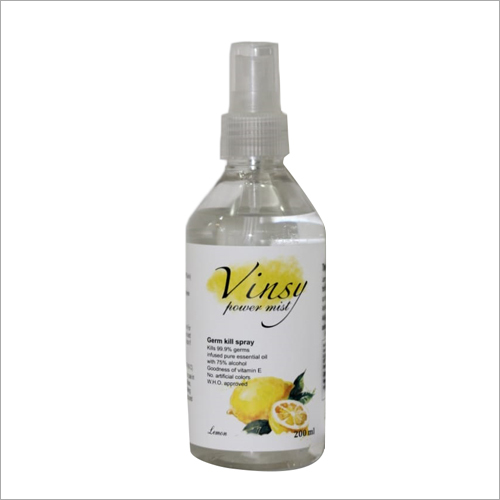 200 ML Lemon Hand Spray Sanitizer