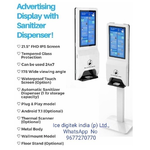 Auto Touchless Hand Sanitizer Dispenser Application: Advertisement